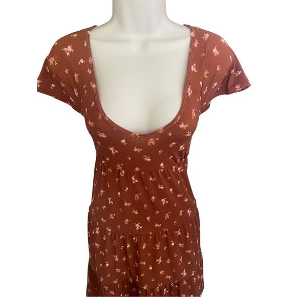 Aeropostale Scoop Neck Floral Summer Dress Size Small - Picture 4 of 4